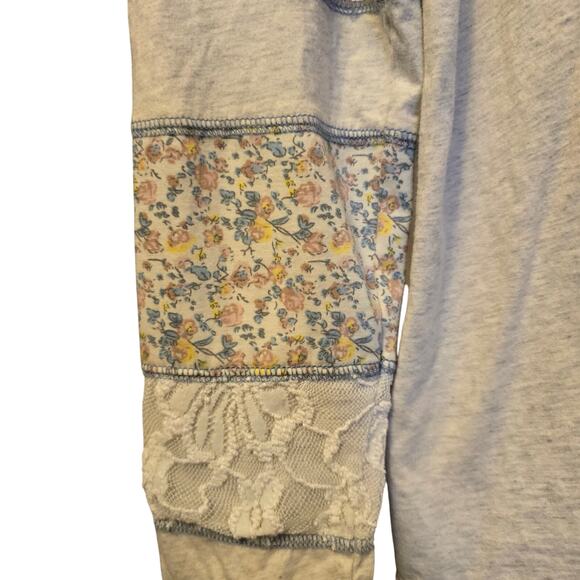Sundance patchwork sleeve sweatshirt size medium - Picture 3 of 4